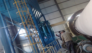 寧夏科峻建材有限公司，脫硫石膏粉生產(chǎn)線